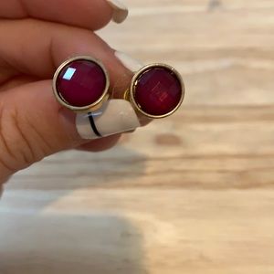 Charming Charlie fuschia studs